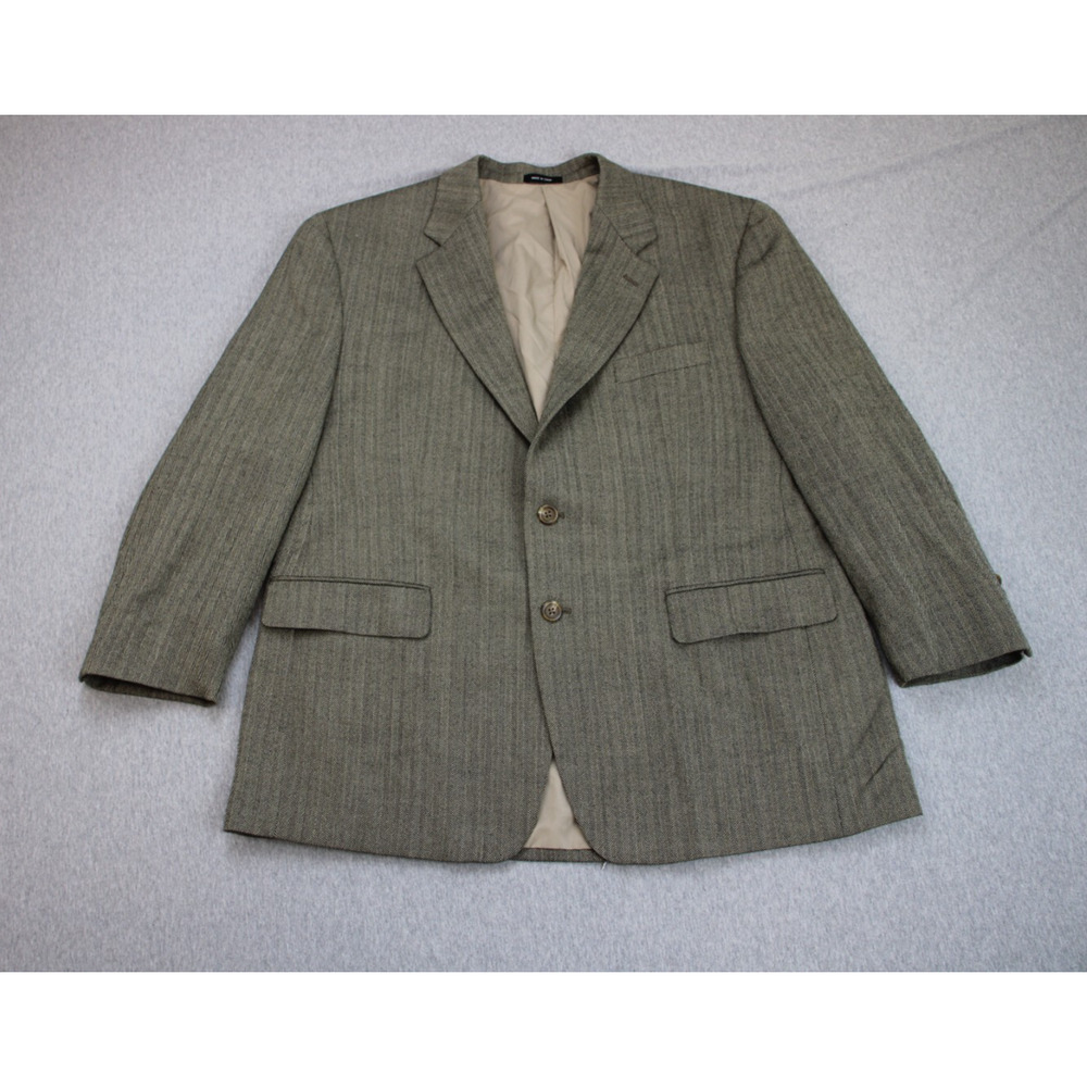 Lauren Ralph Lauren‎ Blazer Mens 44S Herringbone 2 Button Single Breasted